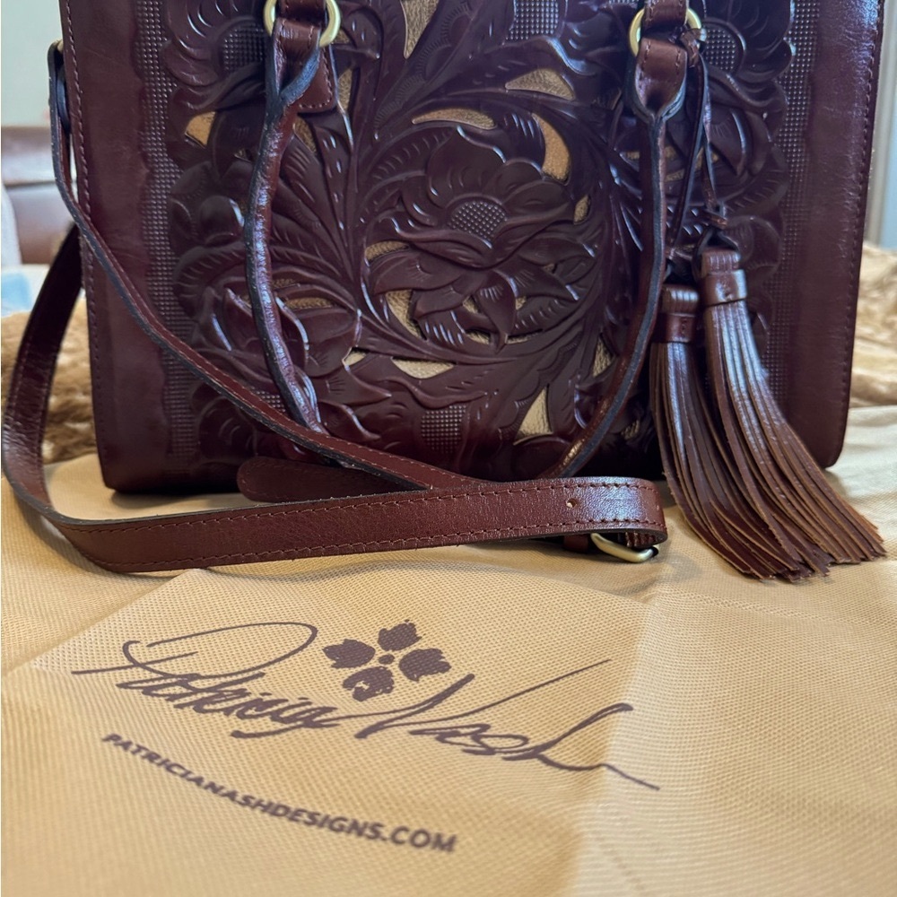 Patricia Nash Brown Leather Tote